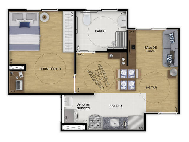 #65 - Apartamento para Venda em Praia Grande - SP - 2